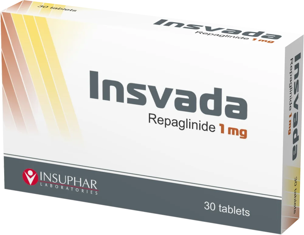Insvada - Repaglinide 1mg - Tablets №30