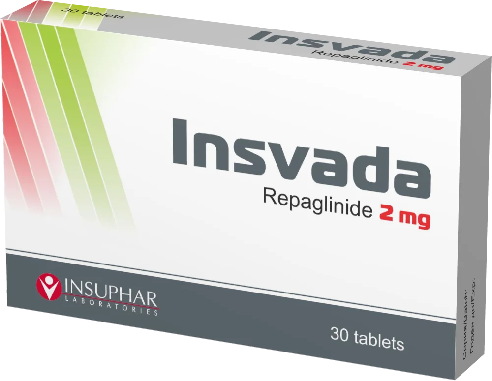 Insvada - Repaglinide 2mg - Tablets №30